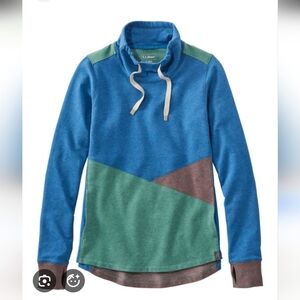 Women's L.L.Bean Cozy Mixed-Knit Pullover, Colorblock